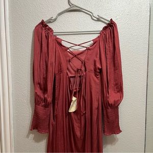 Altar’d State Open-back Tie Dress